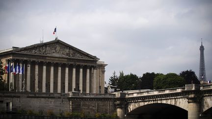 Le Palais Bourbon où siège l'Assemblée nationale, à Paris, le 15 juin 2015. (Photo d'illustration) (JOEL SAGET / AFP)