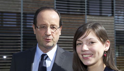 Clarisse Chabod avec François Hollande (DR)