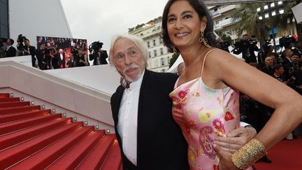 Le couple arrive à la projection de "Mad Max"
 (AFP PHOTO / ANNE-CHRISTINE POUJOULAT)