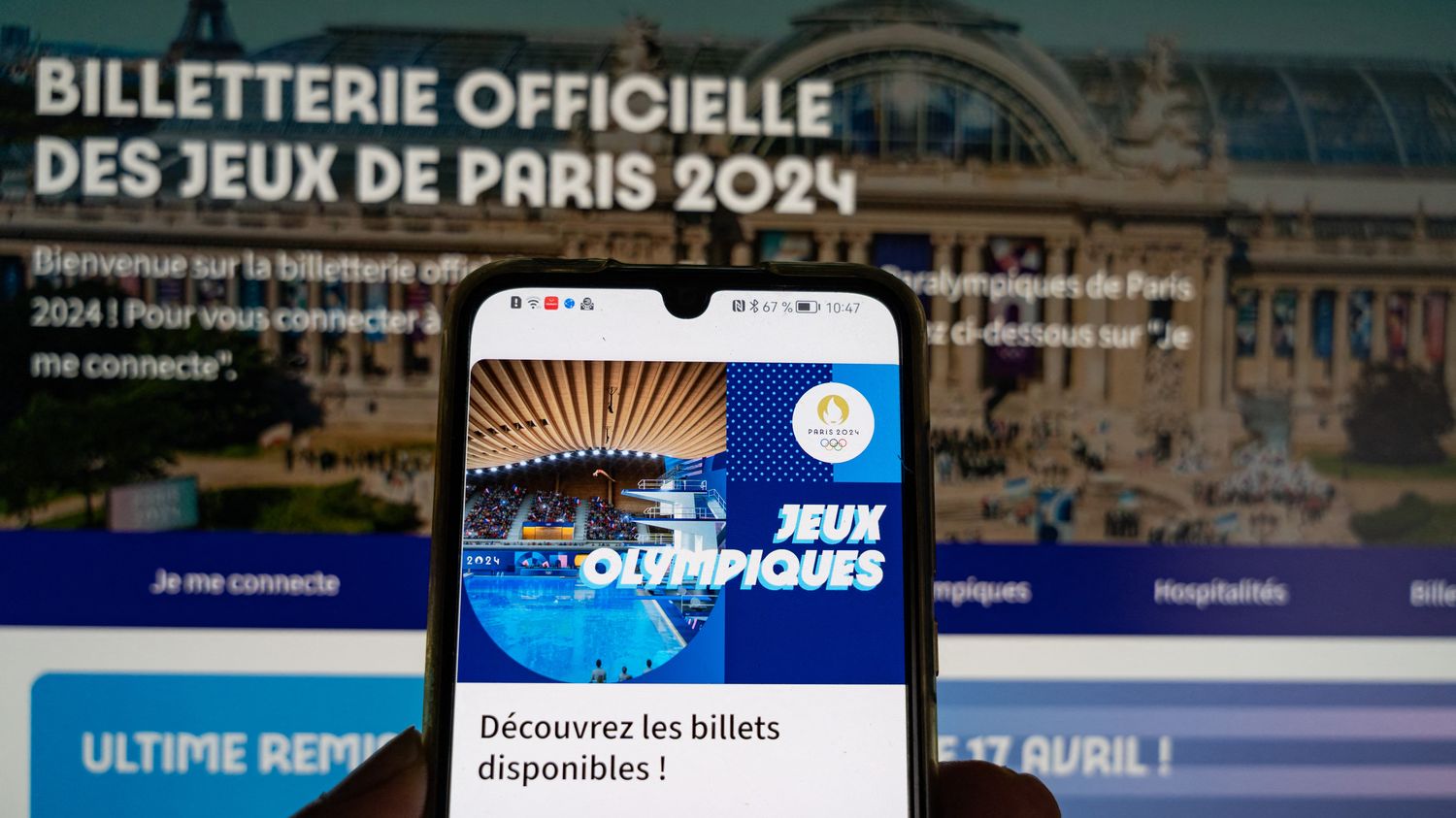 Paris 2024 comment fonctionne l'application Paris 2024 tickets, qui