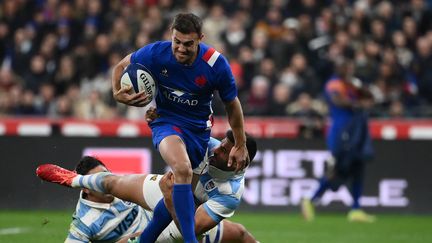 Melvyn Jaminet, homme du match France-Argentine, samedi 6 novembre.&nbsp; (FRANCK FIFE / AFP)