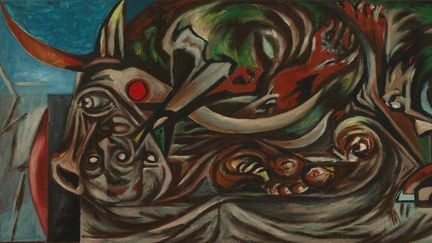 Jackson Pollock, "Untitled", 1938-1941. (POLLOCK-KRASNER FOUNDATION / ADAGP PARIS 2024)