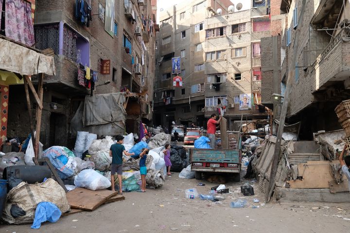 Le quartier de Mokattam au Caire (Égypte). (NATHANAEL CHARBONNIER / RADIO FRANCE)