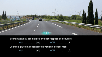 Question n°1 issue de la nouvelle banque de données pour l'examen du code de la route (Securité routière)