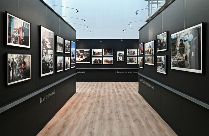 L'espace permanent consacré au fonds Patrick Chauvel au Mémorial de Caen. (Mémorial de Caen)