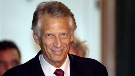 Dominique de Villepin au tribunal correctionnel de Paris le 29 septembre 2009. (AFP Martin Bureau)