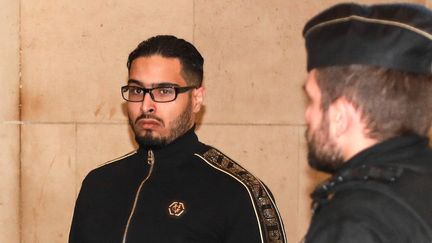 Jawad Bendaoud au Palais de justice de Paris, le 21 novembre 2018. (JACQUES DEMARTHON / AFP)