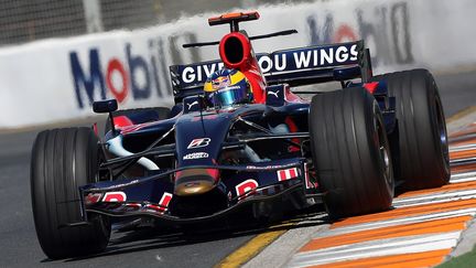 Sébastien Bourdais (Toro Rosso) lors du GP d'Australie en 2008 (TORSTEN BLACKWOOD / AFP)