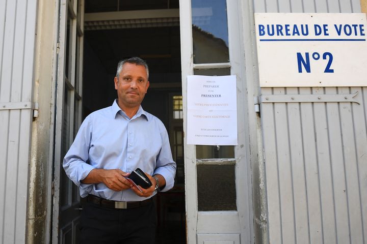 Hervé de Lépinau, le 18 juin 2017, à Carpentras (Vaucluse). (ANNE-CHRISTINE POUJOULAT / AFP)