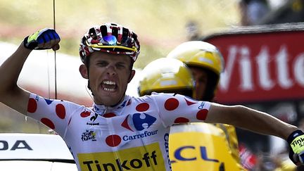 Rafal Majka l'emporte pour la deuxième fois sur le Tour de France 2014 (ERIC FEFERBERG / AFP)