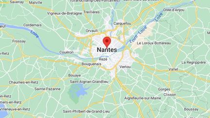 Nantes (Loire-Atlantique). (CAPTURE D'ÉCRAN GOOGLE MAPS)