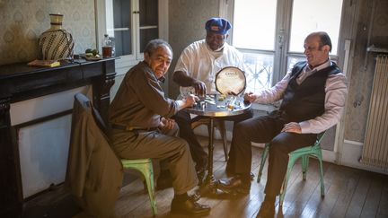 Alain Jean-Marie (piano), Roger Raspail (percussions), Patrice Caratini (contrebasse), les trois musiciens du Tropical Jazz trio. (MARION LEFLOUR
)