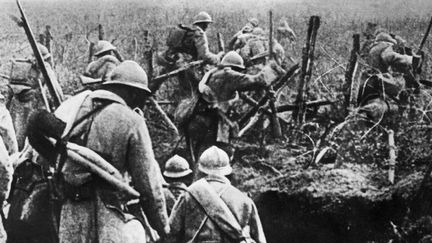 Soldats français sur le front de Verdun en 1916
 (ARCHIVES / AFP)