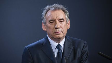 Le pr&eacute;sident du MoDem, Fran&ccedil;ois Bayrou, lors d'une conf&eacute;rence de presse,&nbsp;le 5 novembre 2013 &agrave; Paris. (MAXPPP)