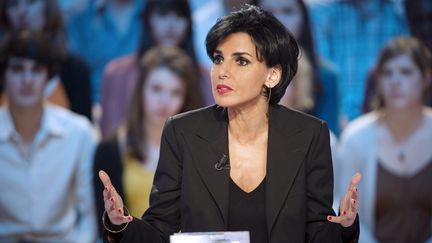 Rachida Dati, le 30 janvier 2012, sur le plateau du Grand journal de Canal+. (LIONEL BONAVENTURE / AFP)