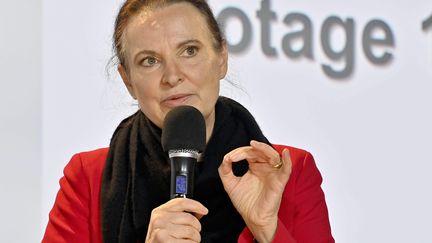 Anne Lavaud, le 3 novembre 2021, dans la Sarthe. (JEROME FOUQUET / MAXPPP)