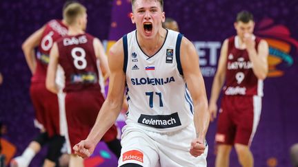 Le Slovène Luka Doncic, future star de NBA à seulement 18 ans. (SALIH ZEKI FAZLIOGLU / ANADOLU AGENCY)