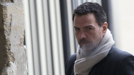 L'ancien trader de la Société générale Jérôme Kerviel, au palais de justice de Versailles (Yvelines), le 29 juin 2016. (KENZO TRIBOUILLARD / AFP)