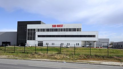 Imprimerie du journal Sud-Ouest, à Bordeaux, le 1er mars 2009.&nbsp; (JEAN-PIERRE MULLER / AFP)