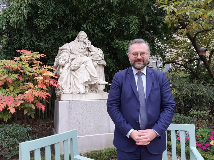 Romain Grau, ancien adjoint au maire de Perpignan est désormais député LREM du Roussillon. (SARAH TUCHSCHERER / RADIO FRANCE)