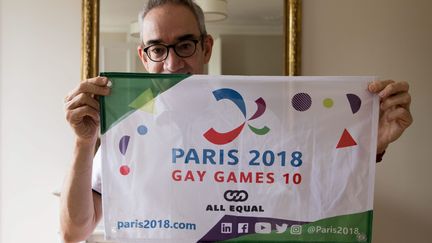 Manuel Picaud, co-président de l'organisation des Gay Games à Paris (SADAK SOUICI / LE PICTORIUM / MAXPPP)