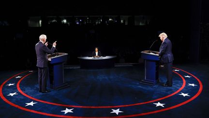 Le débat entre Joe Biden et Donald Trump, le 22 octobre 2020.&nbsp; (GETTY IMAGES NORTH AMERICA VIA AFP)