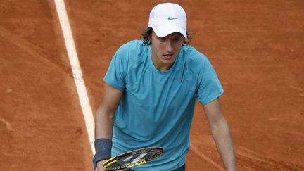 Le joueur français Lucas Pouille