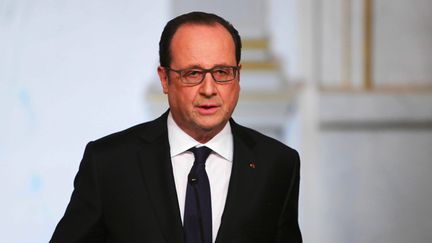 &nbsp; (François Hollande semble ne pas s'économiser à marteler le "mouvement"© MaxPPP)