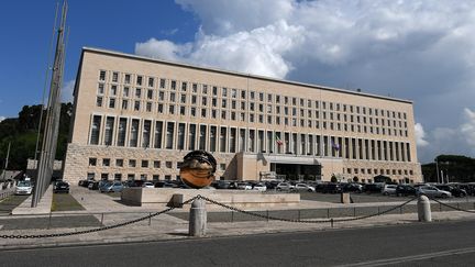 Une&nbsp;photographie&nbsp;du bâtiment du ministère italien des Affaires étrangères "La Farnesina", prise le 13 juin 2018 à Rome.&nbsp; (TIZIANA FABI / AFP)