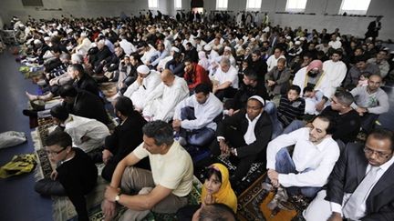 Musulmans en septembre 2009 pendant la période du ramadan à Mulhouse (AFP - SEBASTIEN BOZON)