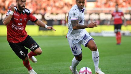 Guingamp s'est incliné devant Toulouse (FRED TANNEAU / AFP)