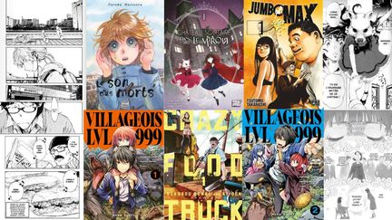 Sélection mangas de juin (© Shûeisha / Nobi Nobi ; © Kôdansha / Delcourt/Tonkam ; © Shôgakukan / Pika ; © Shinchosha Publishing Co., Ltd. / Ki-oon ; © Kadokawa Shoten / Mana Books)