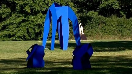 Une des oeuvres de Sculpt'en Sologne
 (France3/culturebox)