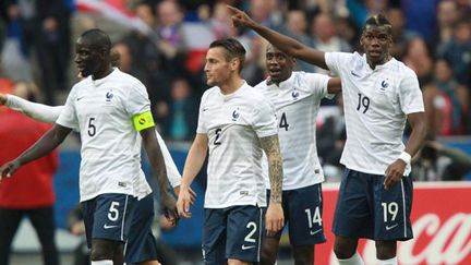 Les Français Sakho, Debuchy et Pogba 