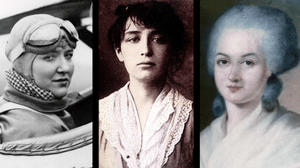 H&eacute;l&egrave;ne Boucher, Camille Claudel et Olympe de Gouges. Sur les 71 "r&eacute;sidents &eacute;ternels", le Panth&eacute;on ne compte que deux femmes. (COLLECTION YLI/SIPA/1884-CÉSAR-CAMILLECLAUDEL.ASSO.FR/ALEXANDRE KUCHARSKI)