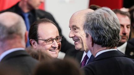  (François Hollande préférerait affronter Nicolas Sarkozy plutôt qu'Alain Juppé © MaxPPP)