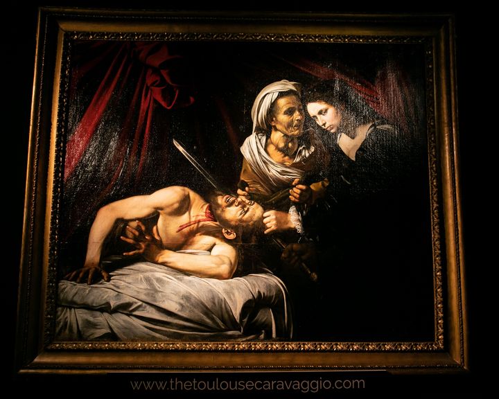 Le tableau "Judith et Holopherne" présenté à la maison d'enchères Drouot, à Paris, le 14 juin 2019 (ROMUALD MEIGNEUX / SIPA)