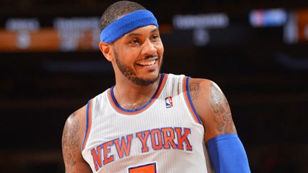 Le joueur des Knicks, Carmelo Anthony