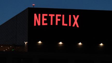 Logo de Netflix, Los Angeles, 6 mars 2021 (ROBYN BECK / AFP)