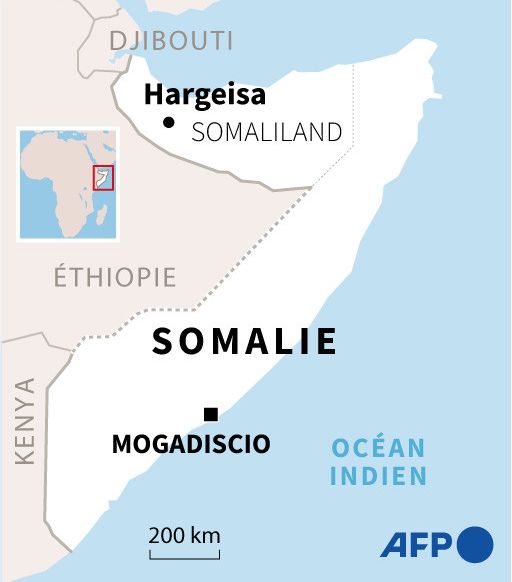 Le Somaliland est situé au nord-est de la Somalie. (AFP)