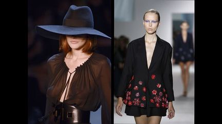 Défilés Saint Laurent et Dior prêt-à-porter printemps-été 2013
 (AFP)