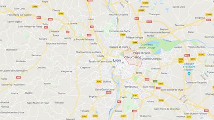 Les faits se sont déroulés vers 21h30, mardi 2 janvier 2019, à Villeurbanne (Rhône). (CAPTURE ECRAN GOOGLE MAPS)