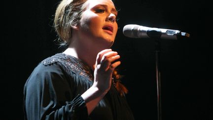 La chanteuse britannique Adele lors d'un concert &agrave; Amsterdam au Pays-Bas, en avril 2011. (AR5 / ZJE / WENN.COM / SIPA)