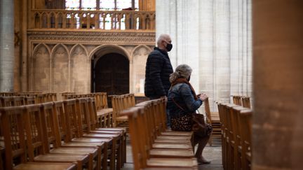 Cathédrale de Bayeux, le 8 octobre 2021. (Illustration) (STEPHANE DUPRAT / HANS LUCAS VIA AFP)