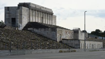 Vue gébérale du Champs Zeppelin à Nuremberg, lieu de grand rassemblement nazi dans les années 1930. (CHRISTOF STACHE / AFP)