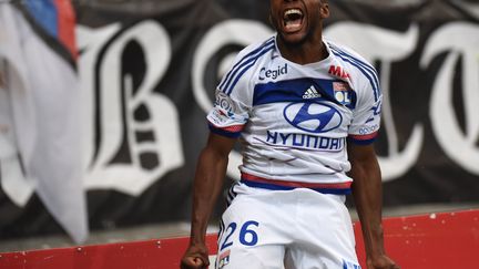 Aldo Kalulu, première titularisation en Ligue 1 et premier but. C'était à Bastia le 23 septembre (PHILIPPE DESMAZES / AFP)