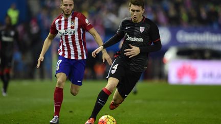 Aymeric Laporte avec l'Athletic Bilbao. (JAVIER SORIANO / AFP)