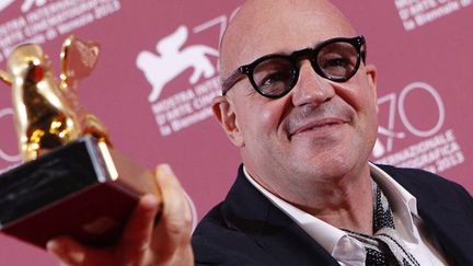 Gianfranco Rosi a reçu le Lion d'Or pour son documentaire "Sacro Gra"
 (Andrew Medichini/AP/SIPA)