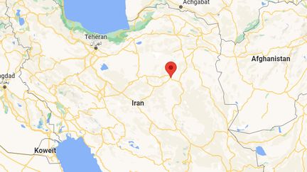 Un accident de train a fait au moins 10 morts et plusieurs blessés, à Tabas, en Iran, le 8 juin 2022.&nbsp; (GOOGLE MAPS)