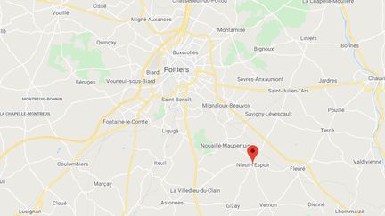 La commune de&nbsp;Nieuil-l'Espoir (Vienne). (GOOGLE MAPS)